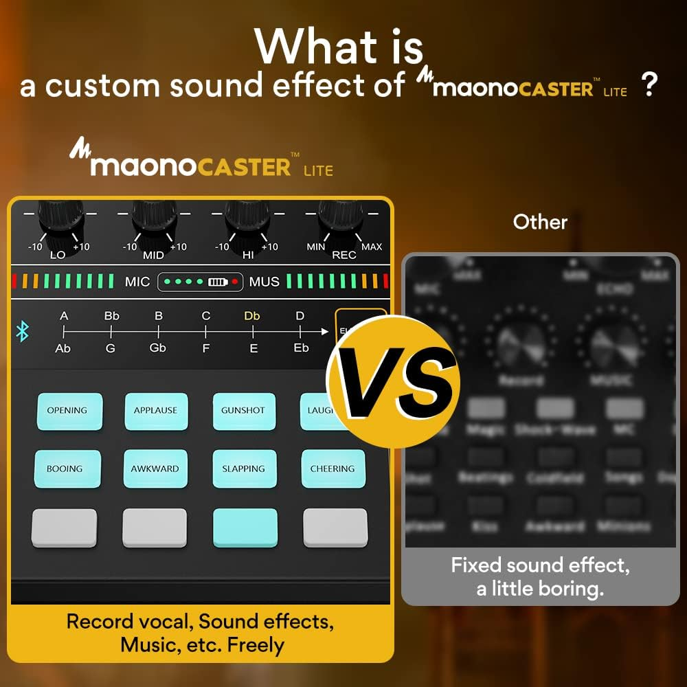 Maonocaster Lite AU-AM200S1 Starter Bundle Portable All-In-One Podcast Production S Maonocaster Lite AU-AM200S1 Starter Bundle Portable All-In-One Podcast Production S